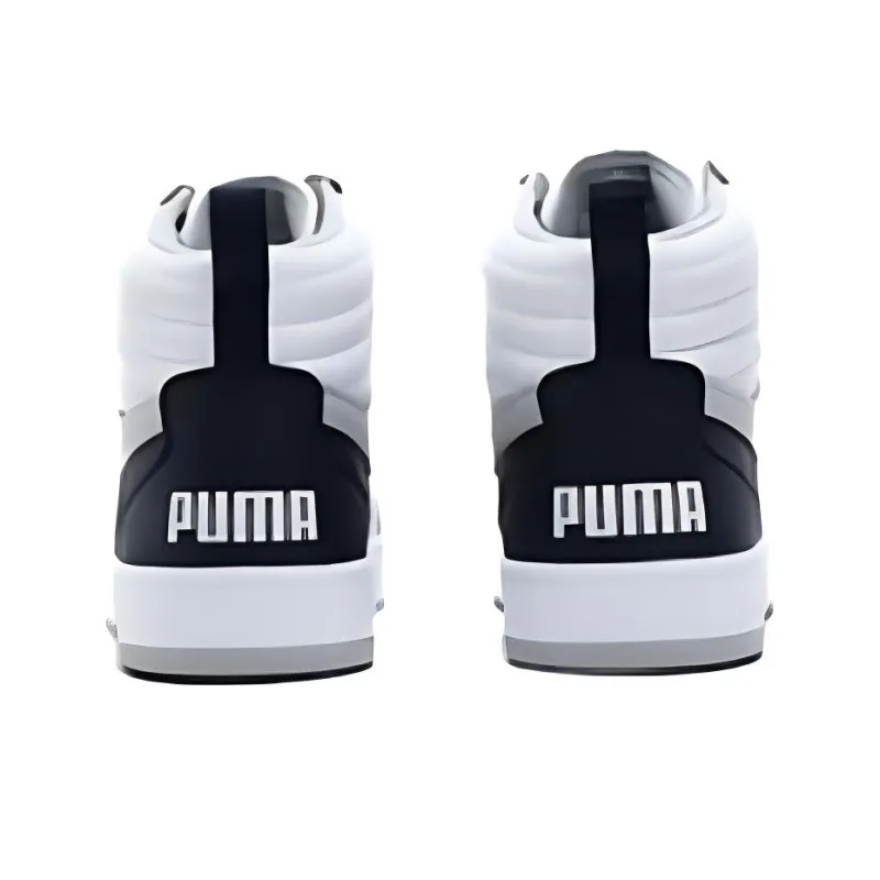 PUMA Slip Resistant Mid Top Skateboard Shoes Unisex White-2