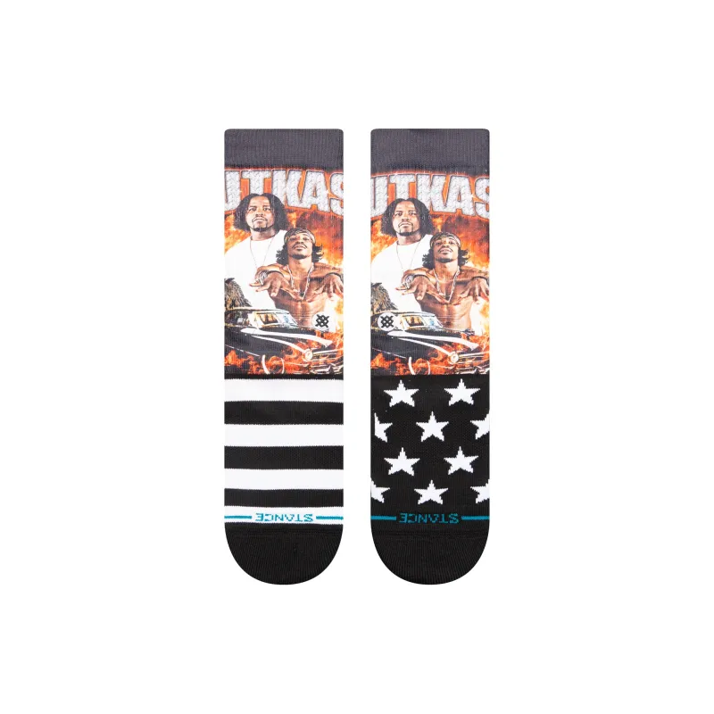 Stance x Outkast Mid Calf Socks Unisex 1 Pack-4