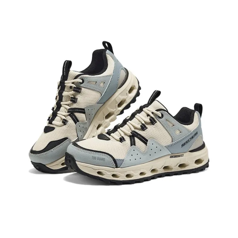 Skechers OUTDOOR Wear Resistant Support Balance Impact Resistant Low Top Outdoor Shoes Women's White Gray-2