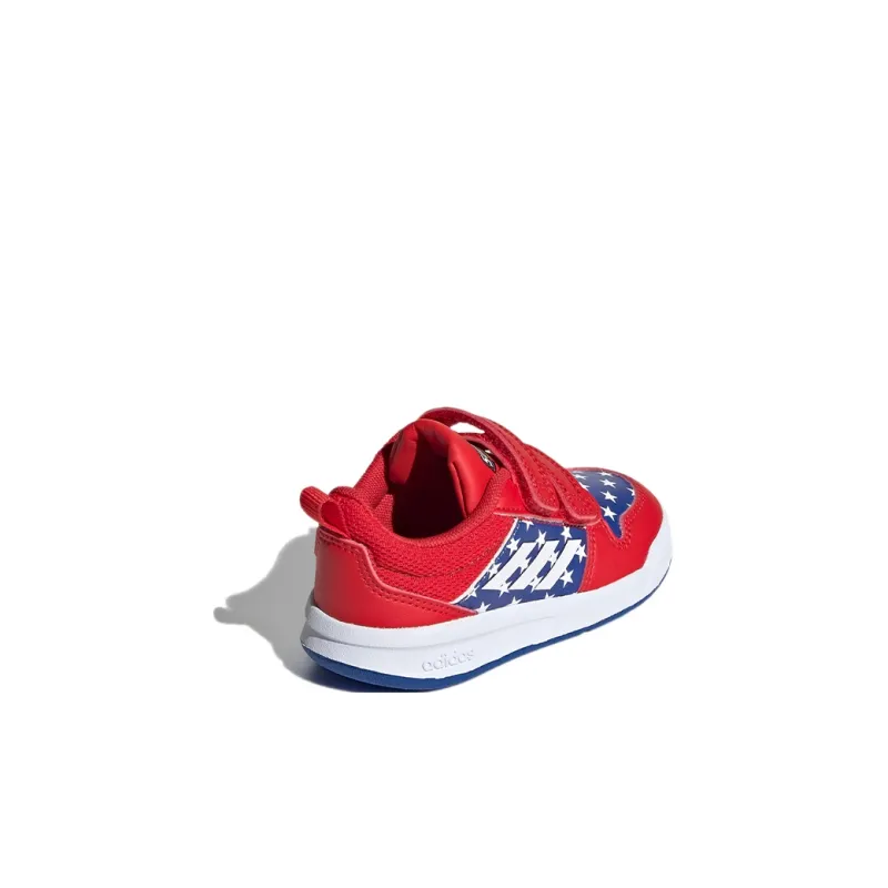 Adidas Neo Tensaur Abrasion Resistant Low Top Toddler Shoes Red Blue Infant And Toddler-3