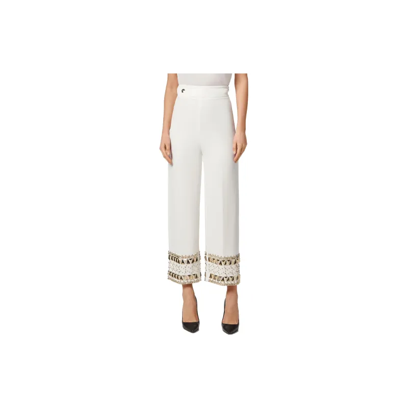 PHILIPP PLEIN Cady Gold studded Trousers-1