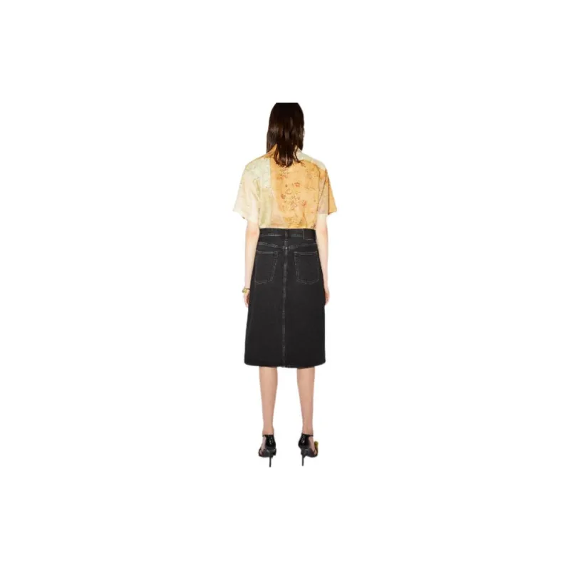 Acne Studios Denim Long Skirt Women's-2