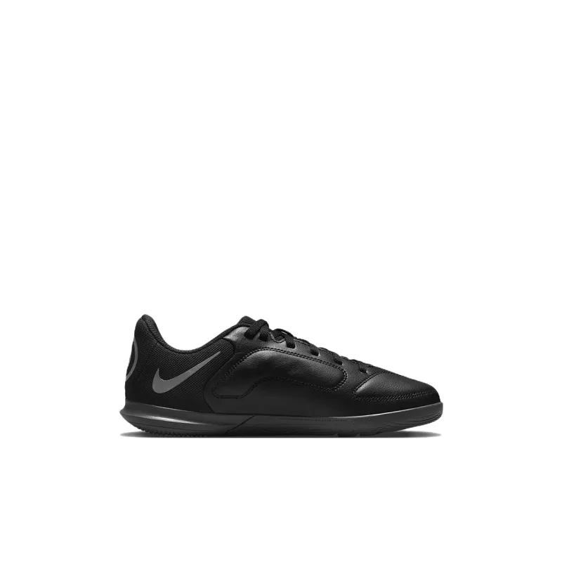 Nike Tiempo Legend 9 Club Slip Resistant Cushioning Wear Resistant Low Top Kids' Soccer Shoes Black Kids'-1