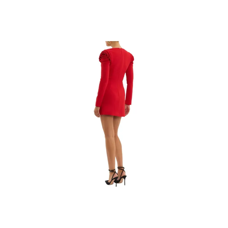 Rebecca Vallance Karina Floral-detailing Mini Dress-1