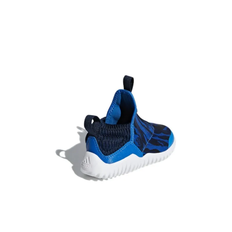 Adidas Rapidazen I Breathable Low-Top Toddler Shoes Blue Black Infant And Toddler-3