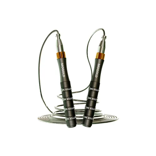 MOGOLD Fitness Training Non Countable Jump Ropes Adults Handle Material Aluminum Alloy, Rope Material Steel Wire 3m