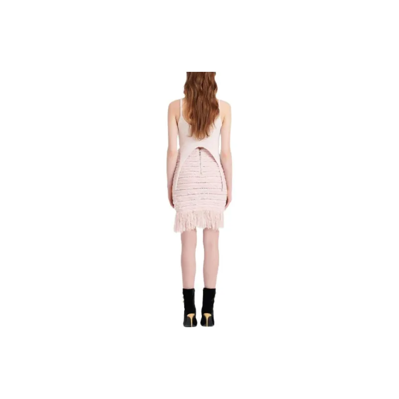 BALMAIN Tweed Pencil Skirt-2
