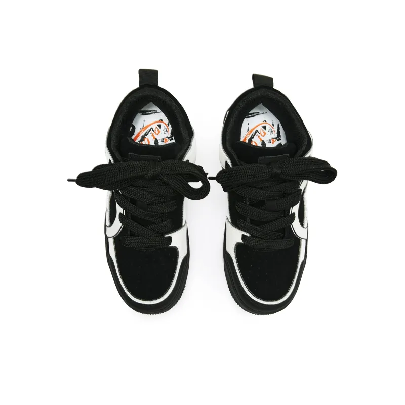 DFOA Low Top Skateboard Shoes Unisex Black-3