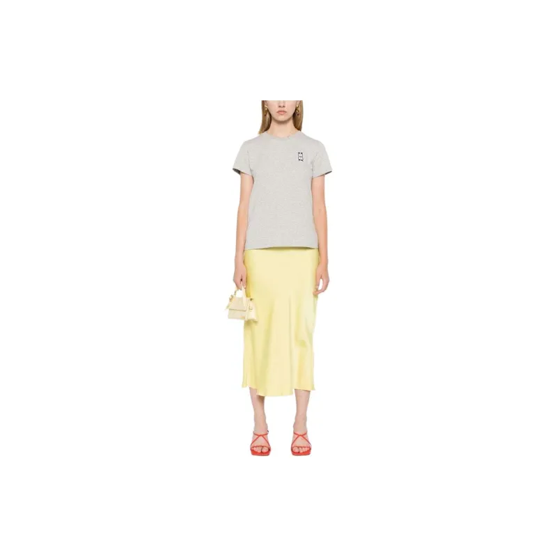 Patrizia Pepe Silk Midi Skirt-1
