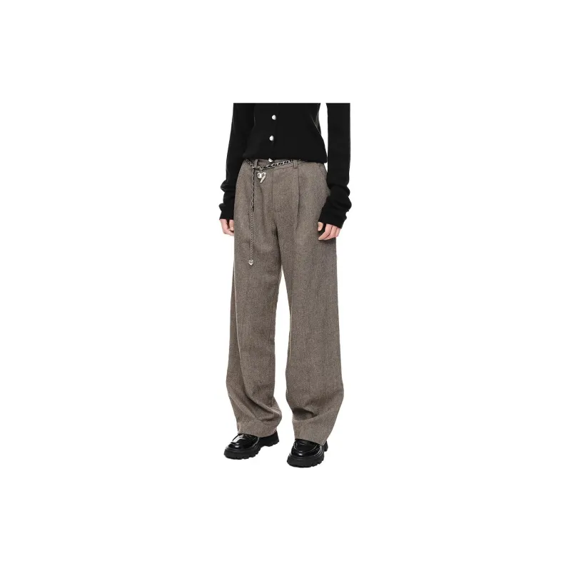 D'zzit Casual Pants Women's Dark Khaki-4