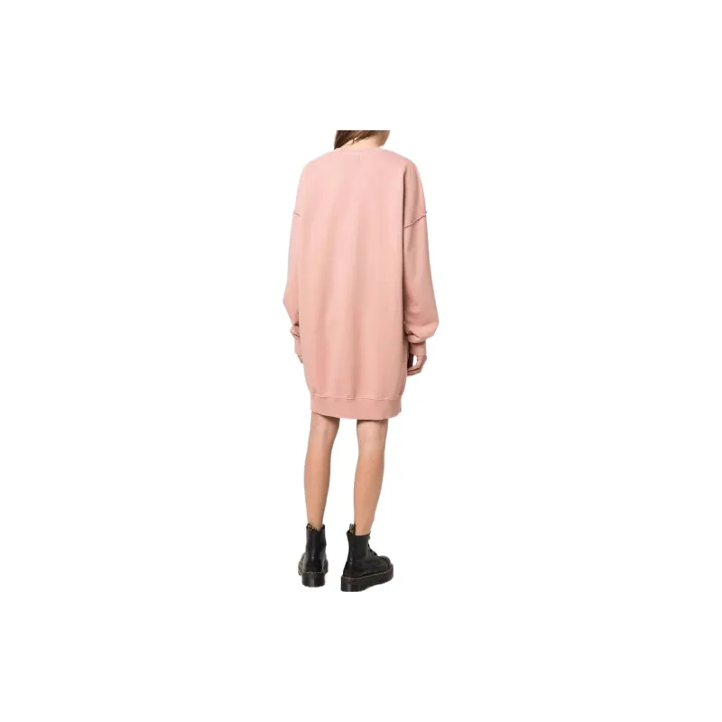 DIESEL Long-Sleeved Dresses Women's Pink-3