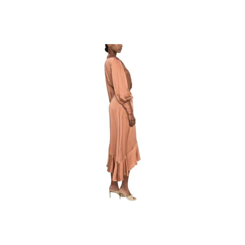 Zimmermann Ruffle-hem Silk Dress-3