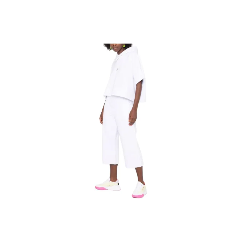 Stella McCartney Logo Embroidered Cropped Trousers-3