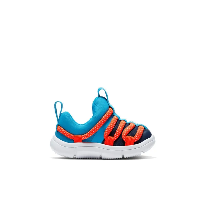 Nike Novice Anti-Slip Wear-Resistant Low-Top Sports Casual Shoes Blue Orange TD Infant And Toddler-1