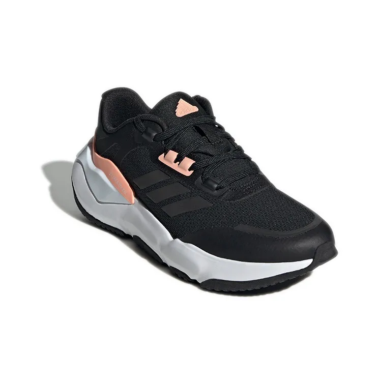 Adidas Climawarm Cruiser J Wear resistant, Non slip And Breathable Low Top Kids' Running Shoes Black Pink Teenagers-2