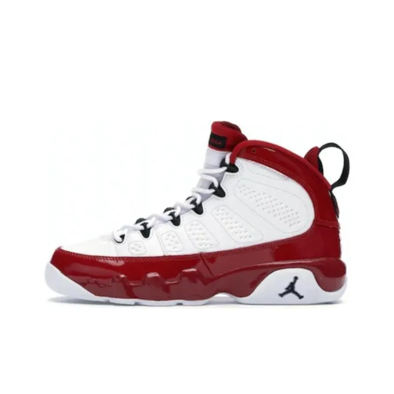 Jordan 9 Retro White Gym Red GS-0