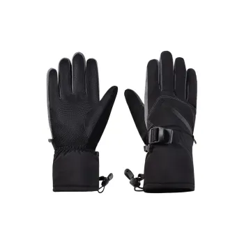 TANLU Riding Equipment Cycling Glove Winter Outdoor Sports Mountaineering Unisex Fabric/Leather Black