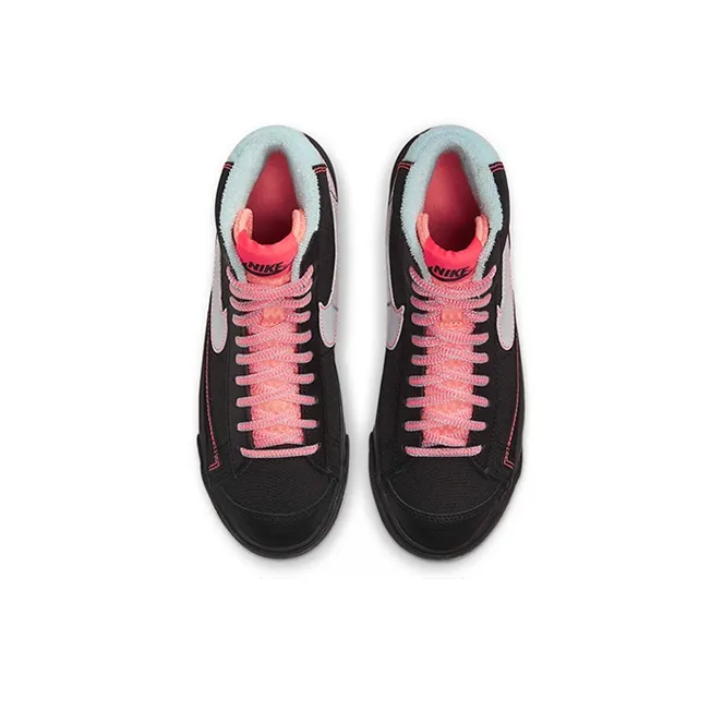 Nike Blazer Mid 77 GS Black Atomic Pink-3