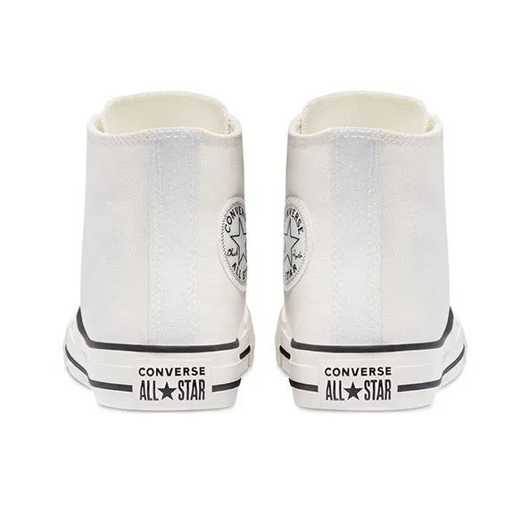 Converse Chuck Taylor All Star High Top Anti Slip Wear Resistant High Top Kids Canvas Shoes Ecru Teenagers-4