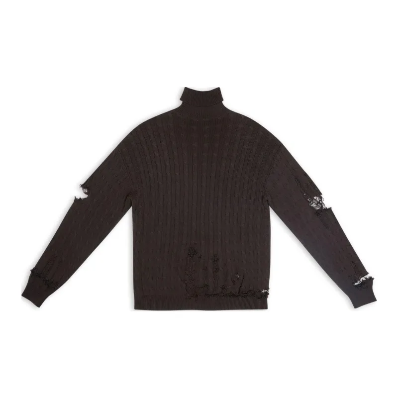 Balenciaga Sweater Loose Fit Women's Brown-1