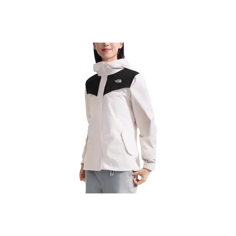 THE NORTH FACE City Outdoor Collection Windbreaker Jackets Women's Dune White-2