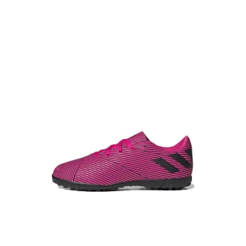 Adidas Nemeziz 19.4 Turf Boots J Anti Slip Wear Resistant Low Top Kids' Soccer Shoes Rose Red Kids'