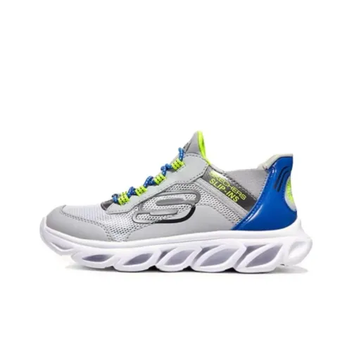 Skechers Hands Free Slip-Ins Rs Cushioning Wear-Resistant Kids Lifestyle Shoes Gray Teenagers