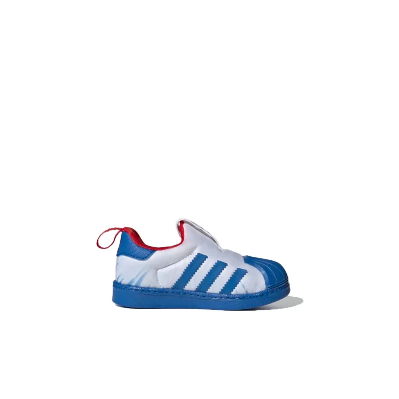 Adidas Originals Superstar Series Breathable Low-Top Toddler Shoes White Blue Red Infant And Toddler-1