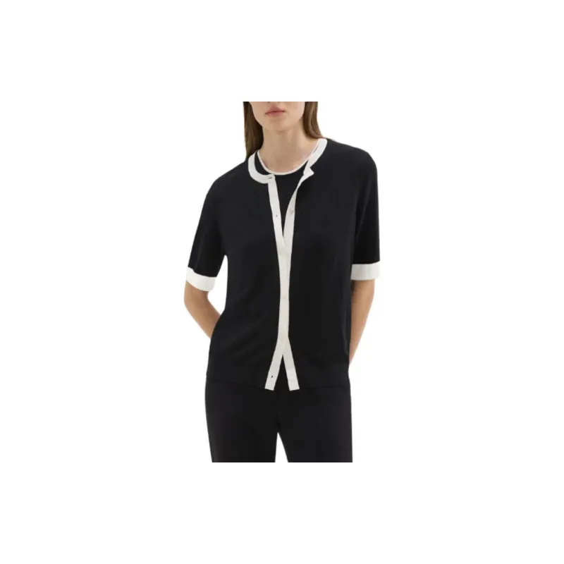 THEORY Short-Sleeve Cardigan-2