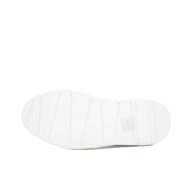 EMPORIO ARMANI Skateboard Shoes Men's White-4