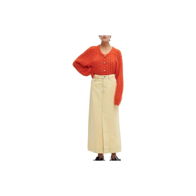 GANNI Sweaters Women's Orange-1