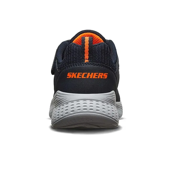 Skechers Cushioning Anti-Slip And Wear-Resistant Kids Lifestyle Shoes Blue Black Teenagers-4