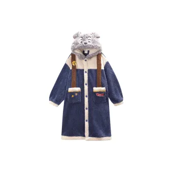 GUKOO x Disney Pajama Robe Men's Asphalt Gray Blue