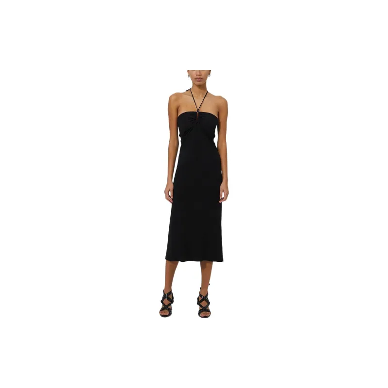 IRO NIGHT Zaret Halterneck Cut-Out Detailed Midi Dress-2