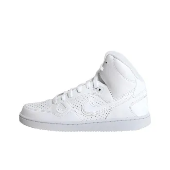 Nike Son Of Force Mid Top Kids' Skateboarding Shoes Pure White Teenagers