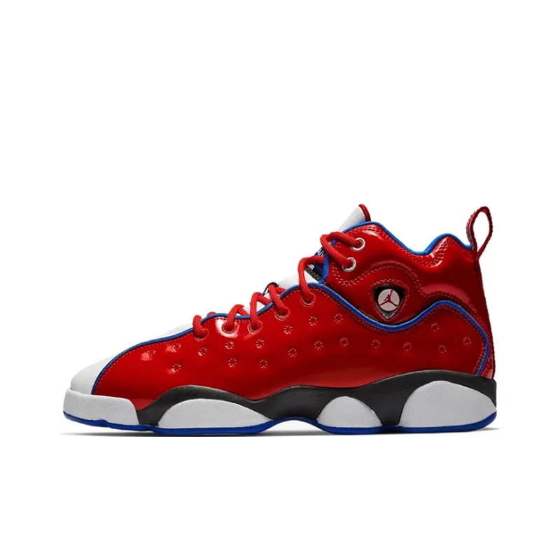 Jordan Jumpman Team II Mid Top Children's Basketball Shoes Teenagers-0