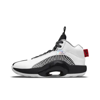 Jordan XXXV White Metallic Silver Black GS
