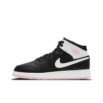 Jordan 1 Mid 'Arctic Pink Black' GS