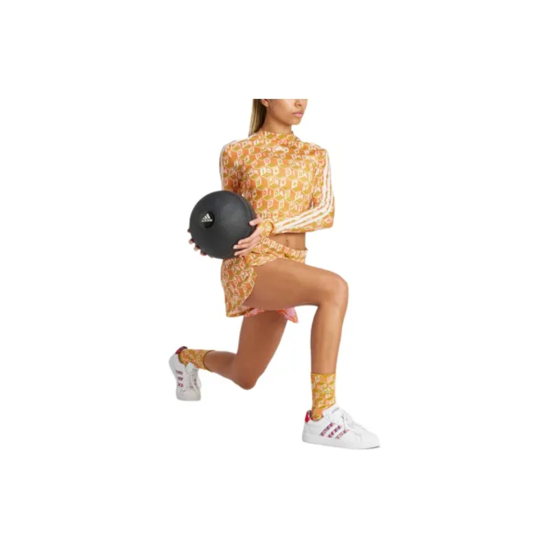 Adidas Free Shipping With AdiClub Adidas X Farm Rio Crop Long Sleeve Shirt-3