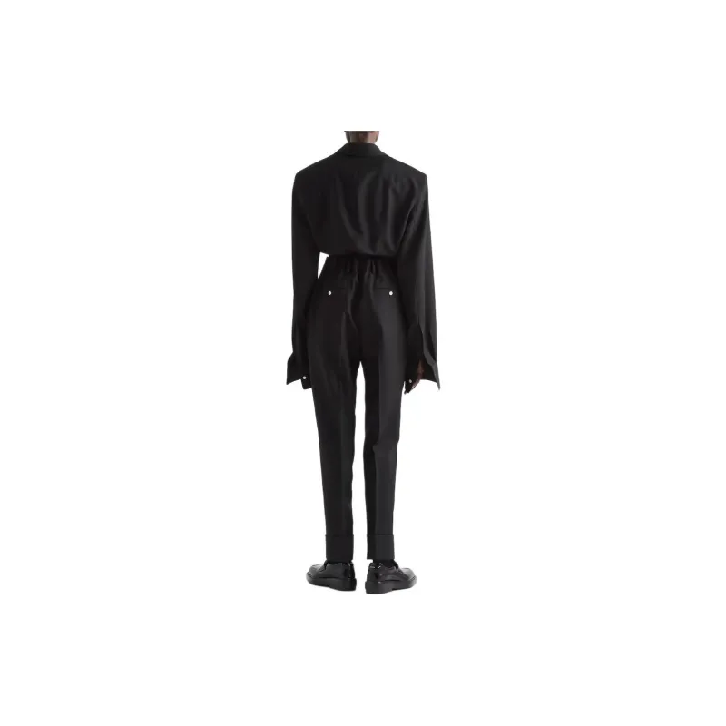 PRADA Long-Sleeved Single-Breasted Shirt Jacket-2