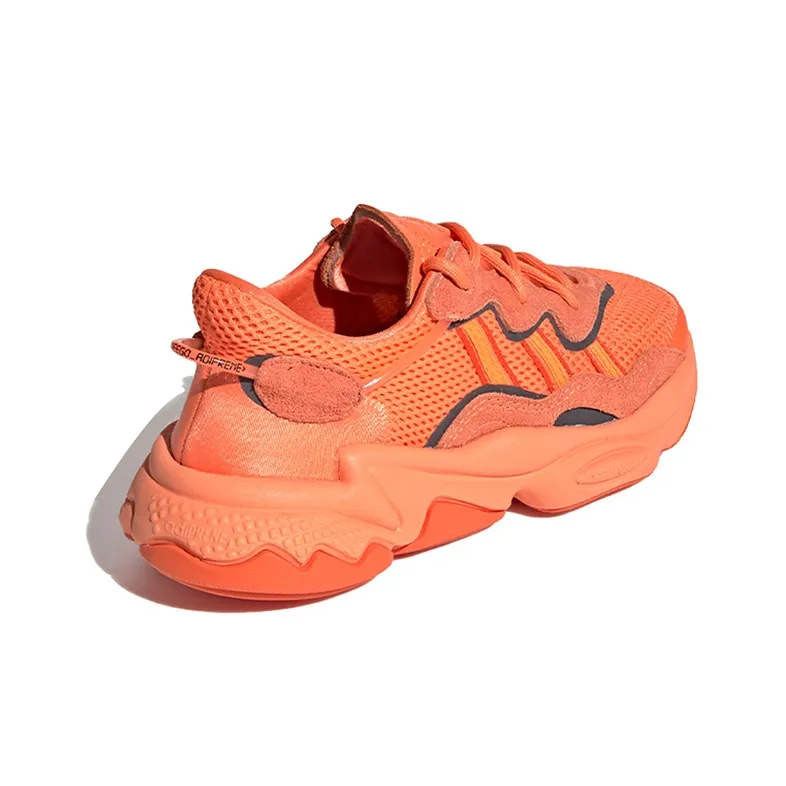 Adidas Originals Ozweego Series Low Top Sports Casual Shoes Orange Teenagers-3