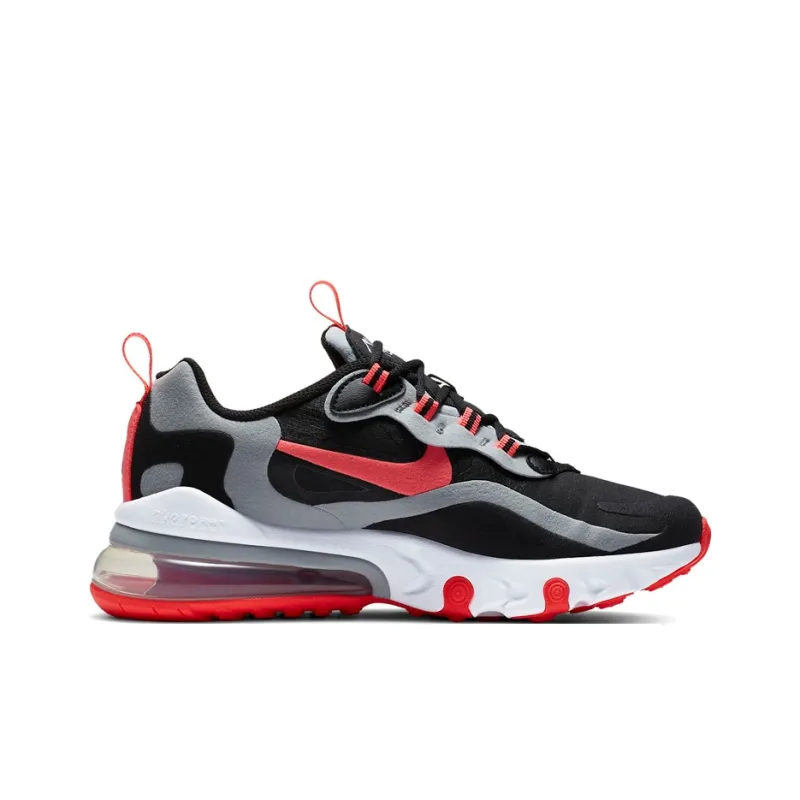 Nike Air Max 270 React 'Black Red Gray' GS-1
