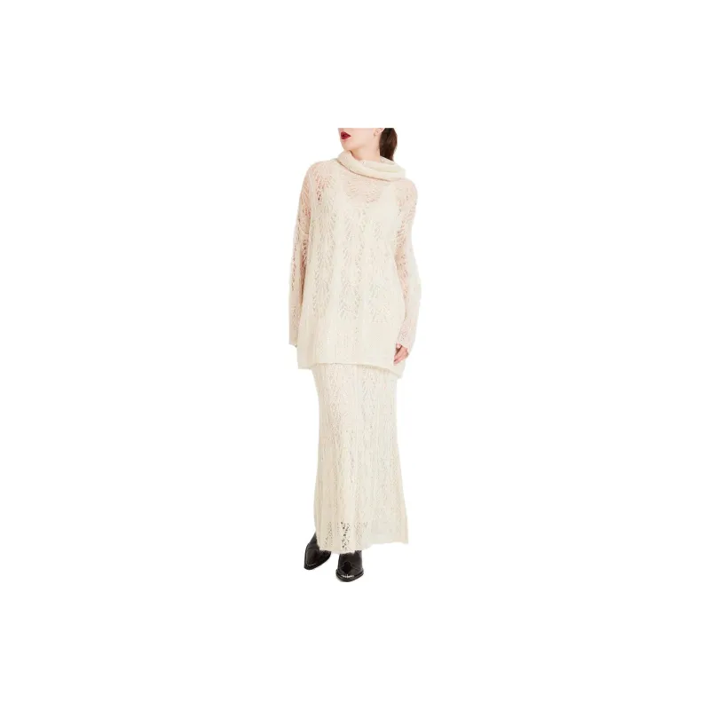ERIKA CAVALLINI Sleeveless Dresses Women's White-3