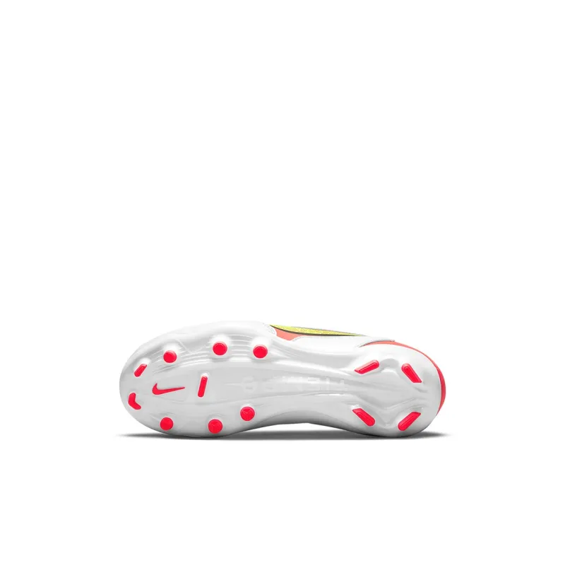 Nike Tiempo Legend 9 Academy MG Low Top Kids' Soccer Shoes White Red Kids'-5