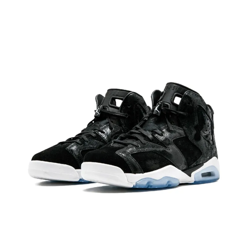 Jordan 6 Retro Heiress Black Suede GS-2