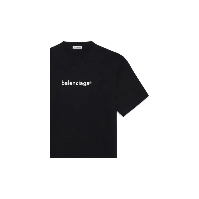 Balenciaga Copyright Large Fit T Shirt 'Black'-3