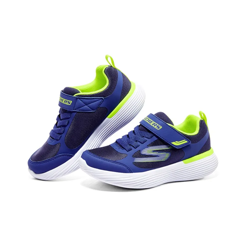 Skechers Go Run 400 V2 Abrasion Resistant Breathable Lightweight Cushioning Low Top Casual Shoes Blue Teenagers-2