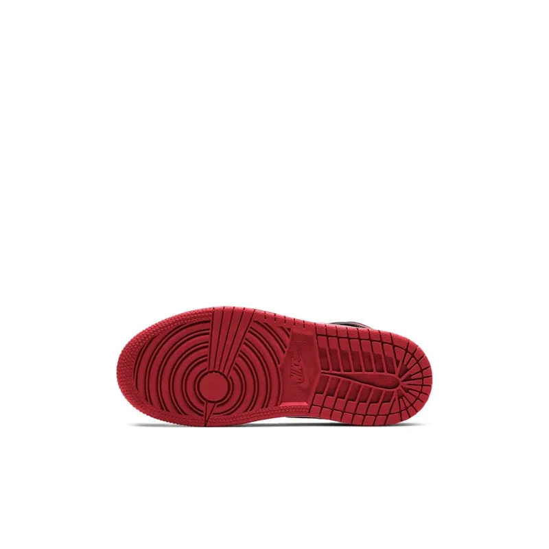 Jordan 1 Mid PS Black Gym Red-4