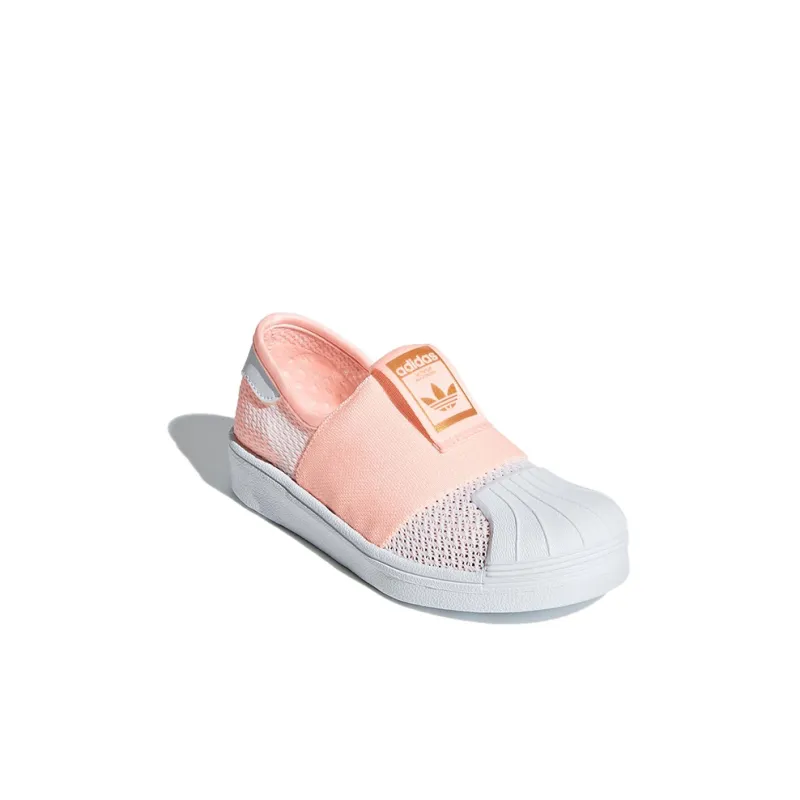 Adidas Originals SUPERSTAR 360 2.0 C Slip Resistant Low Top Kids' Skateboarding Shoes Pink Children Aged 3 7 Years Old-2
