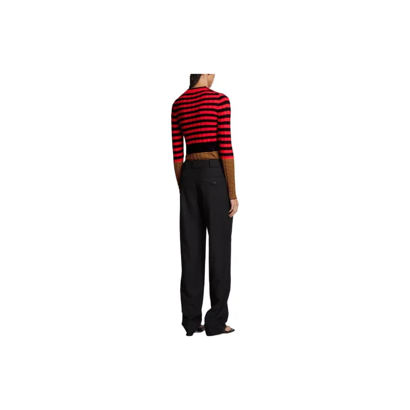 PROENZA SCHOULER Slinky Striped Long sleeve Jumper-2